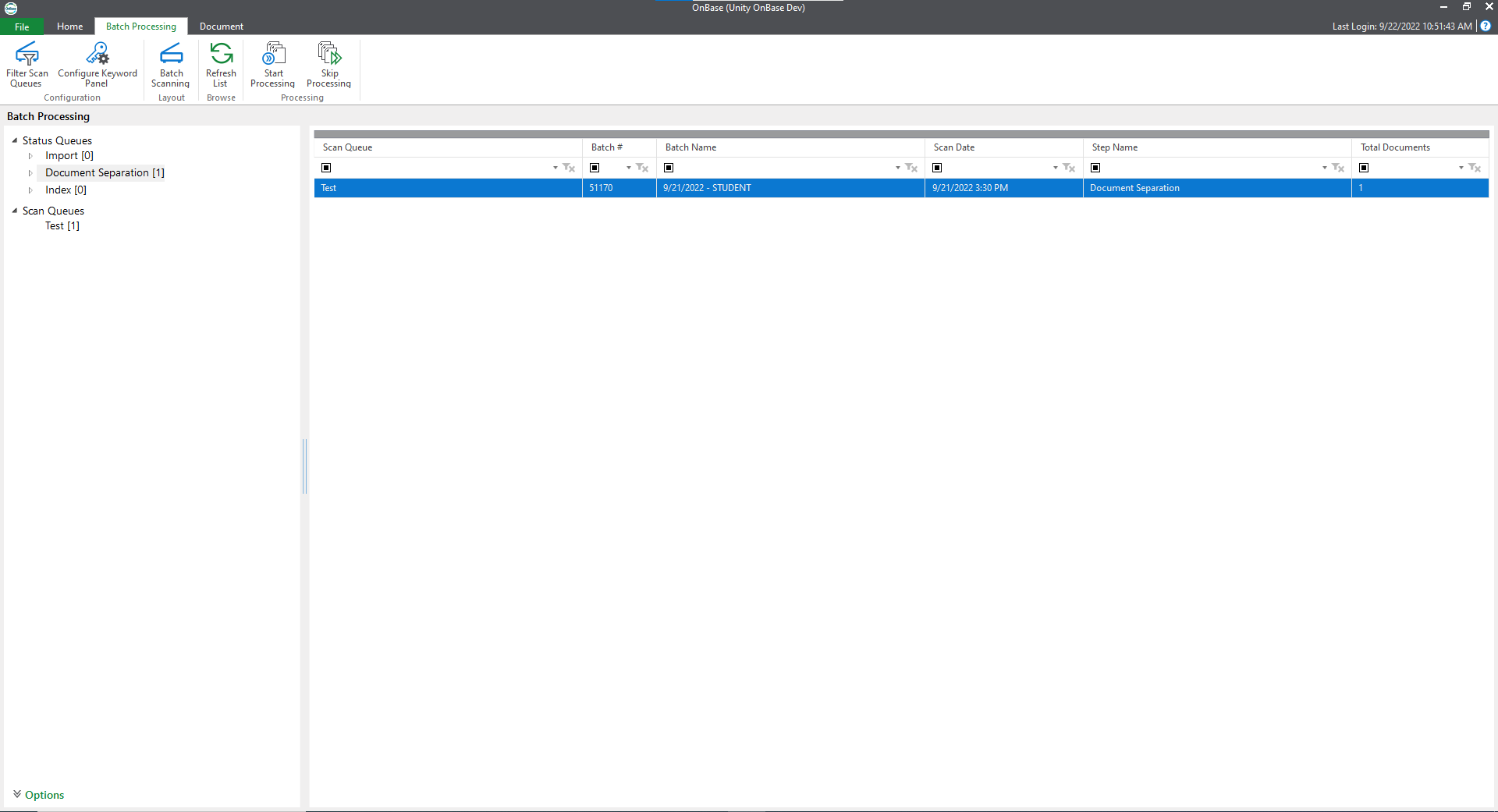 Unity Document Select